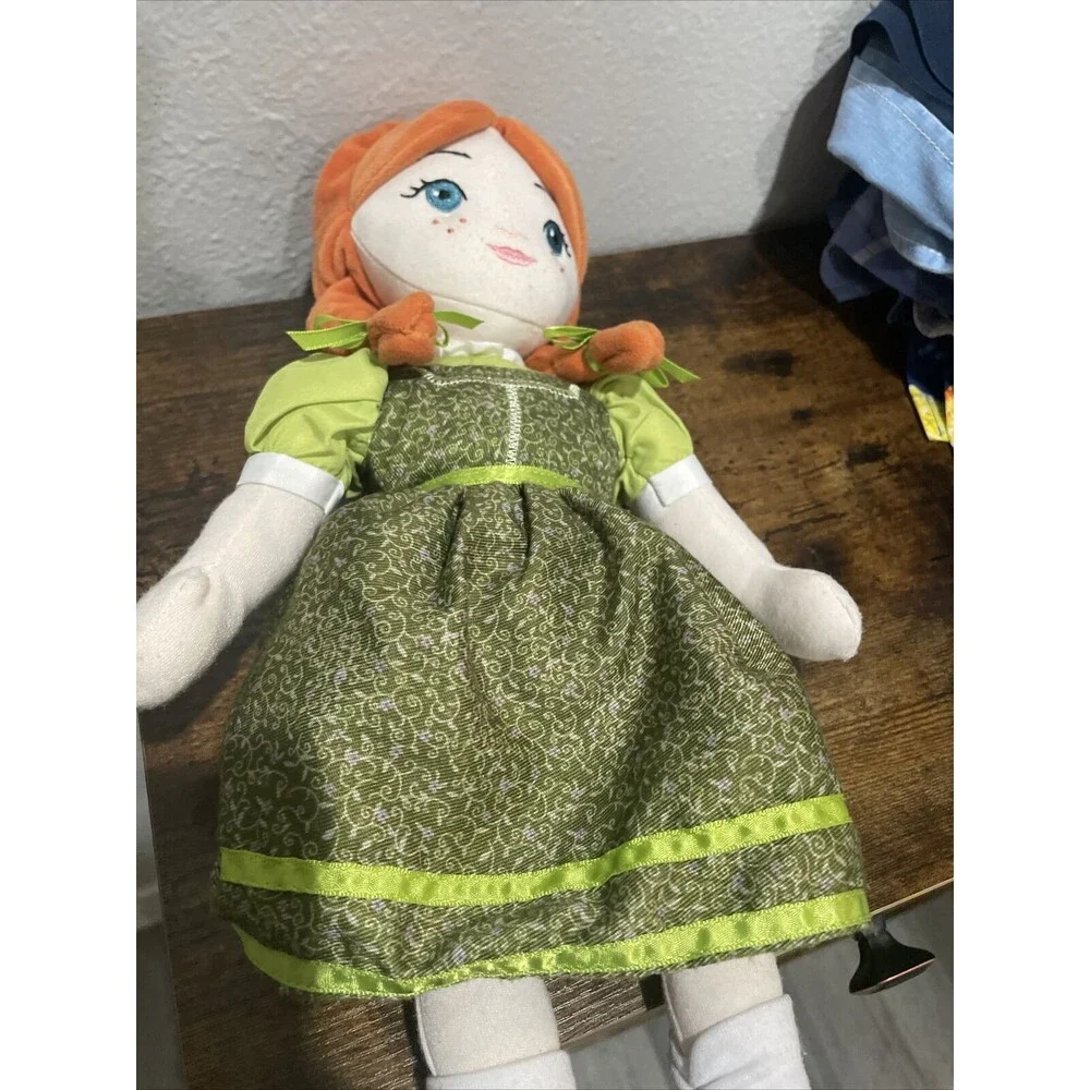 RARE-Disney Frozen Broadway Musical Anna Plush Doll From The Town of Arendelle